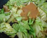豚ばら肉と白菜と長ねぎの3点梅肉炒め作り方9写真