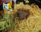 仙台味噌で作るLOVE 東北イカ焼きそば作り方6写真