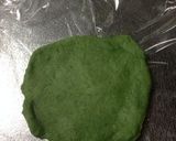 HBで餃子の皮、ほうれん草生地の餃子作り方3写真