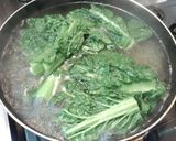 旨味じゅわ~♡なかつお菜と厚揚の煮物作り方1写真