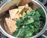 旨味じゅわ~♡なかつお菜と厚揚の煮物作り方4写真