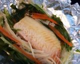 超簡単☆白身魚のホイル蒸し作り方6写真