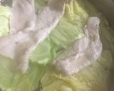 超簡単、豚肉とキャベツのぽん酢鍋作り方2写真