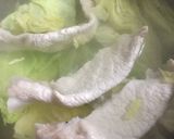 超簡単、豚肉とキャベツのぽん酢鍋作り方5写真