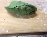 HBで餃子の皮、ほうれん草生地の餃子作り方6写真