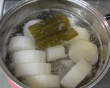 [簡単]大根と厚揚げの手羽中スープ煮作り方1写真