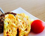 コールスローリメイク 卵焼き作り方4写真