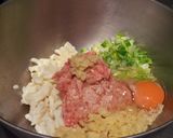 ☆カレーうどん♪なハンバーグ☆作り方1写真