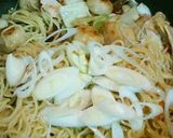 塩まめぶ焼きそば作り方5写真