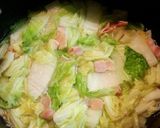 白菜とベーコンのクリーム煮作り方3写真