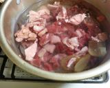 ぼっかけ(牛すじ肉とこんにゃくの煮込み)作り方5写真