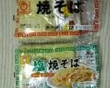 京壬生菜とお揚げの焼きそば作り方1写真