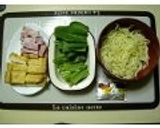 京壬生菜とお揚げの焼きそば作り方2写真