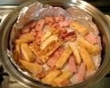 京壬生菜とお揚げの焼きそば作り方3写真