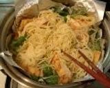 京壬生菜とお揚げの焼きそば作り方5写真