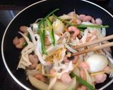 北海道！じゃがバター☆エビ塩焼きそば作り方2写真