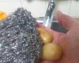 じゃがいもとバナナのガリシア風炒め！作り方1写真