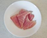 カジキと豆腐のあんかけ煮作り方1写真