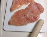 鶏胸肉梅シソチーズ巻き♡昆布ぽん酢ソース作り方1写真