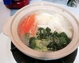 野菜×スタミナ！餃子とあおさのりのお鍋作り方2写真