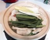 野菜×スタミナ！餃子とあおさのりのお鍋作り方4写真