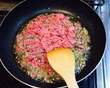 カットトマト缶deミートソース作り方2写真