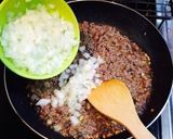 カットトマト缶deミートソース作り方3写真