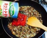 カットトマト缶deミートソース作り方4写真
