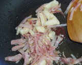 水菜を大量消費！男のにんにくベーコン炒め作り方6写真