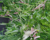 水菜を大量消費！男のにんにくベーコン炒め作り方8写真