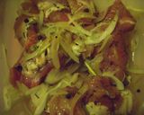 ハヤシキャベツ丼（糖質制限）作り方1写真