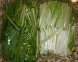 簡単!!!水菜のﾊﾑ巻き★作り方1写真