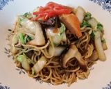 東京発白菜と鮭で、マルちゃん焼きそば作る作り方4写真