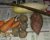 おかずになる具沢山豚汁作り方1写真