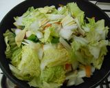 創味シャンタンDXで野菜だけの八宝菜♪作り方7写真