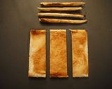 食パンで簡単おやつ❀　苺ミルフィーユ♡作り方2写真