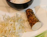 山芋のお好み焼き（ホットプレート）作り方1写真