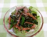 中華風♡簡単♪小松菜の海苔和え♫作り方4写真