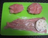 ☆お弁当にレンコンの肉巻き甘辛炒め☆作り方2写真