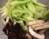 セロリの中華炒め作り方1写真