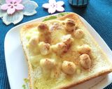 練乳×チーズ　マカダミアトースト作り方4写真