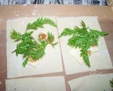 にんじんの葉入りチーズ春巻き作り方3写真