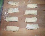 にんじんの葉入りチーズ春巻き作り方4写真