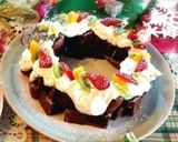 子どもと一緒に☆チョコレートリースケーキ作り方6写真