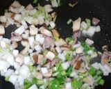 カブとしいたけのあんかけ揚げやきそば作り方4写真