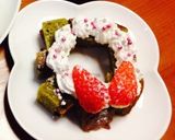 子どもと一緒に☆チョコレートリースケーキ作り方7写真