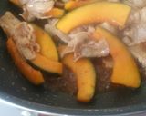 かぼちゃと豚肉の甘辛炒め作り方6写真