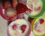 超簡単！甘さ控えめ＊いちごの蒸しプリン作り方4写真