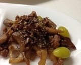 ひき肉 舞茸 蓮根のガーリックきんぴら作り方4写真