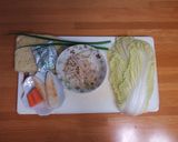 *幼児食*笹かまと仙台白菜の塩焼そば作り方1写真